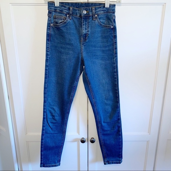 TopShop | High Rise Skinny Moto Jean - Picture 2 of 9